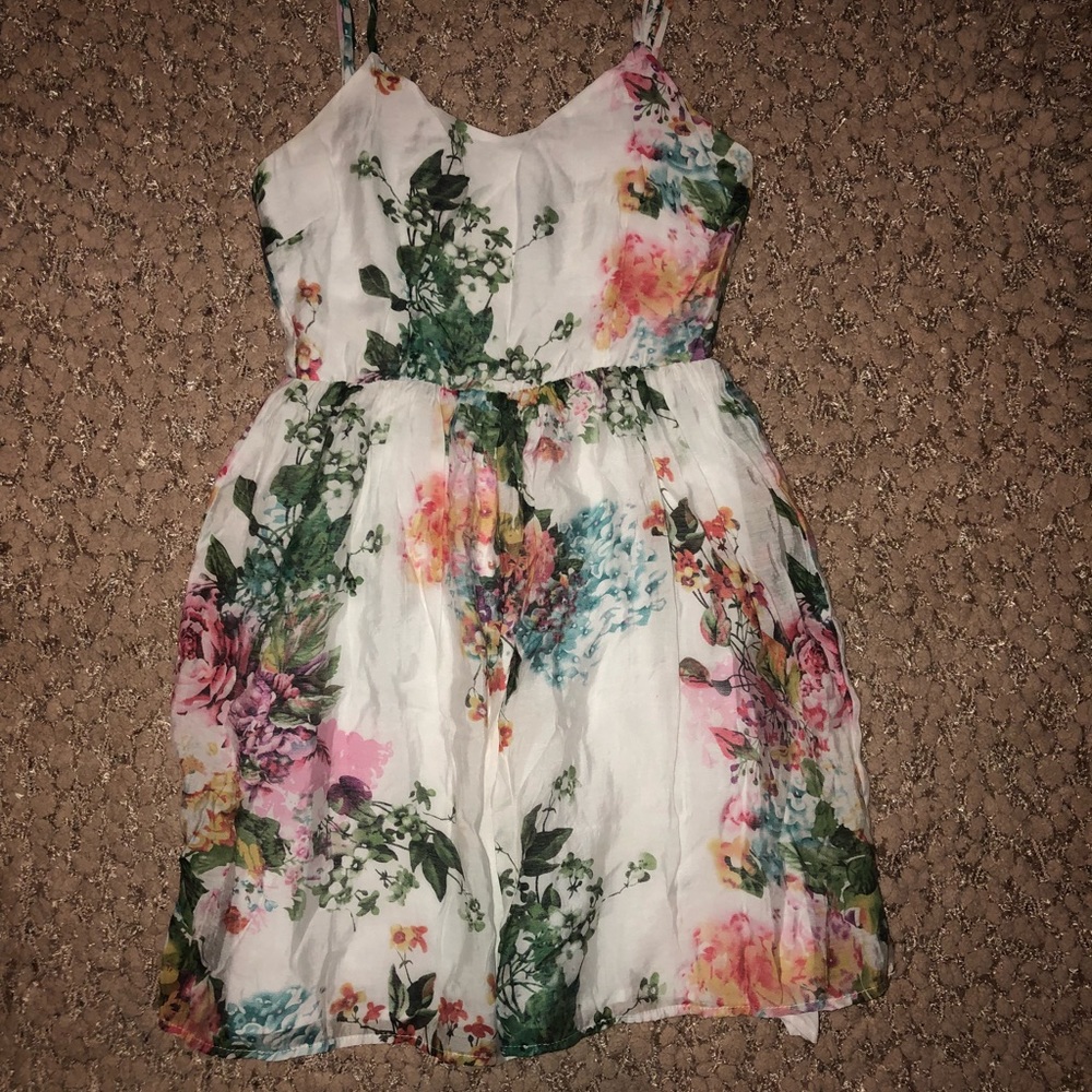 AQUA Floral Dress
